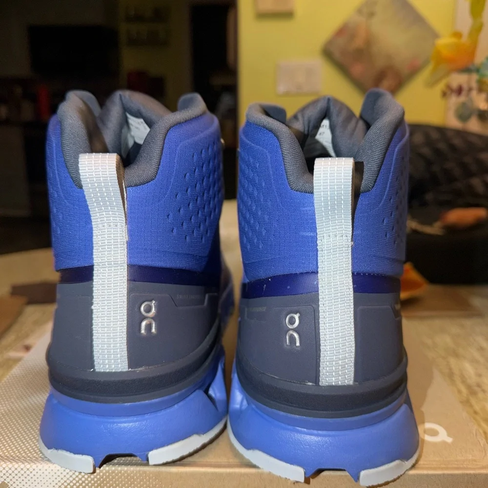 On Running Cloudrock Waterproof 2 Men's Boots in Indigo/Cobalt